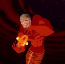 Donald Trump Jafar Genie Meme Template