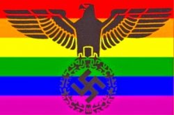 Nazi Rainbow Flag, Gay Nazis, Pink Swastika, Ernst Rohm, Walther Meme Template