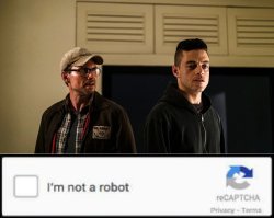 Mr.Robot Captcha Meme Template