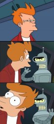 Bender slap Fry Meme Template