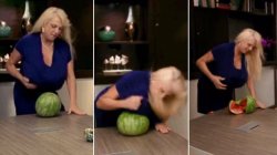 watermelon BOOB SMASH ! Meme Template