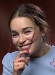 Emilia Silly Face Meme Template