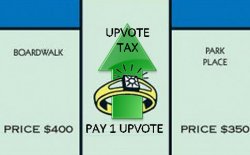 upvote tax Meme Template