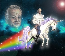 Bill Murray Space Unicorn Meme Template