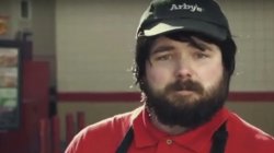 weird arby's guy Meme Template