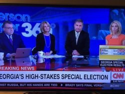 CNN liberals in despair over Ossoff catastrophe Meme Template