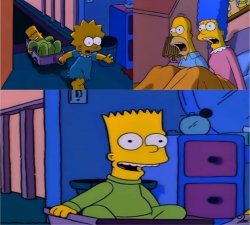 Bart esta muerto Meme Template