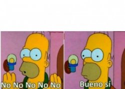 Homer no no no Meme Template