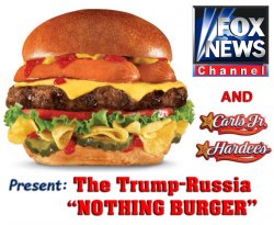 Trump-Russia "NOTHING BURGER" Meme Template