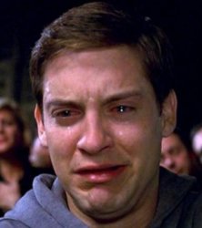 Spiderman Crying Meme Template