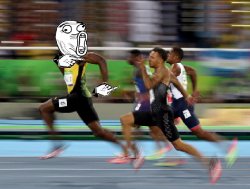 Usain Bolt LOL Meme Template