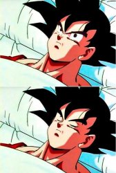 Goku wakes up Meme Template