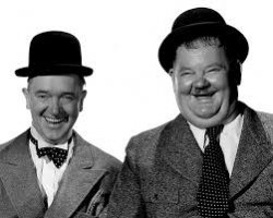 Laurel and Hardy Meme Template