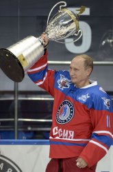 Putin Hockey  Meme Template