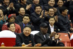 Dennis Rodman North Korea Meme Template