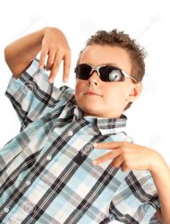 Sunglasses Kid Meme Template