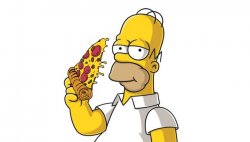 homer pizza Meme Template