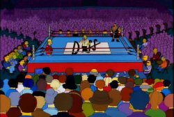 simpsons boxing Meme Template