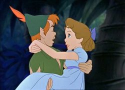 Peter Pan and Wendy Meme Template