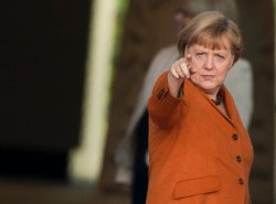 Angela Merkel pointing Meme Template