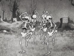 silly symphony the skeleton dance (1929) Meme Template