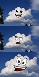 Pun in the Clouds Meme Template