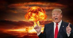 Trump fire and fury Meme Template