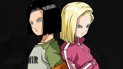 Android 17 and Android 18 Meme Template