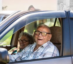 Old Couple Driving Meme Template