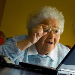 Internet Grandma Surprise Meme Template