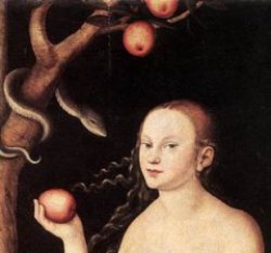 Eve tempted by serpent Meme Template