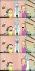 Rick Morty Don't Be Sheep Meme Template