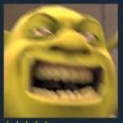 Blured Shrek Meme Template