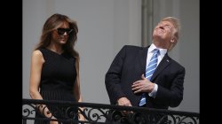 Trump solar eclipse Meme Template