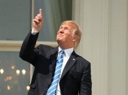 Trump Eclipse Meme Template