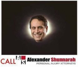 Alexander Shunnarah Meme Template
