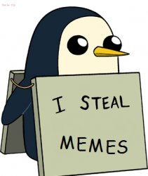 penguin meme theif Meme Template