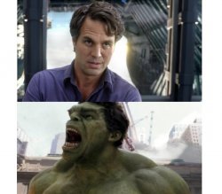 Banner/Hulk Meme Template