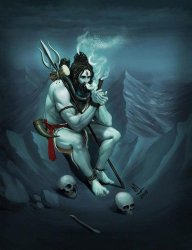 Lord Shiva Smoking Meme Template