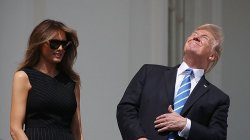 Trump not seeing eclipse Meme Template