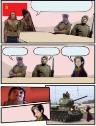 Boardroom Meeting Suggestion Soviet Union And Cedric Meme Template