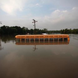 Flooded school bus Meme Template