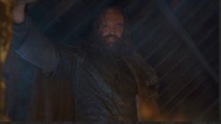 Look into the flames Clegane Meme Template