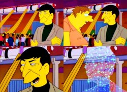 leonard nimoy simpson Meme Template