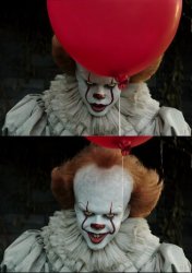 Pennywise smile Meme Template