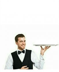 waiter Meme Template