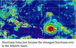 Hurricane and trump and global warming Meme Template
