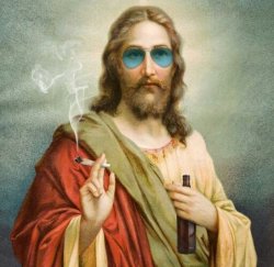 Jesus weed Meme Template