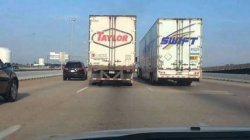 Taylor swift trucking Meme Template