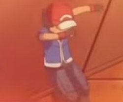 Dabbing Ash Meme Template